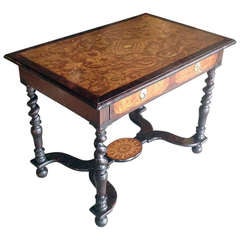 19th Century Marquetry Writing Table