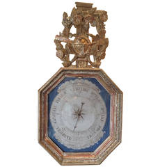 Louis XVl Giltwood Barometer