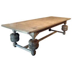 Massive Jacobean Style Table