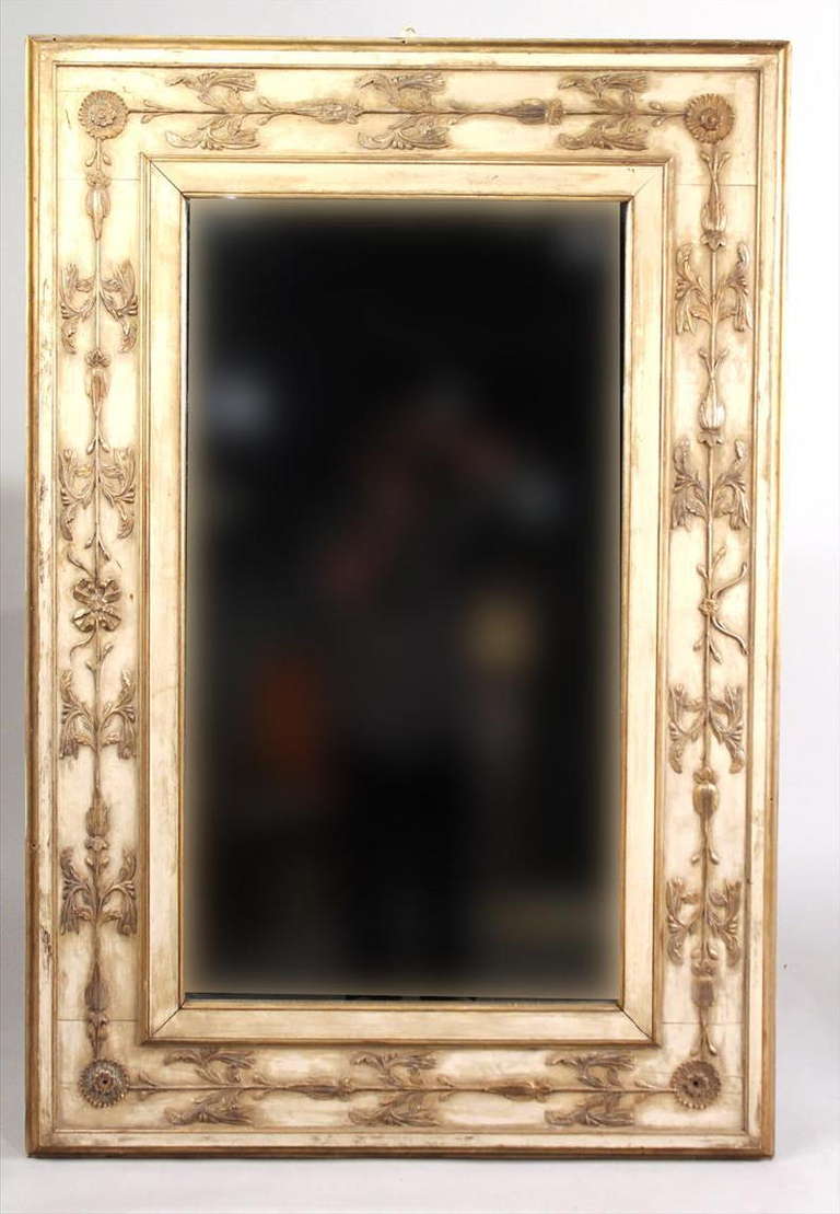 Large Pair Of Neoclassical Style Mirrors In Excellent Condition In West Palm Beach, FL