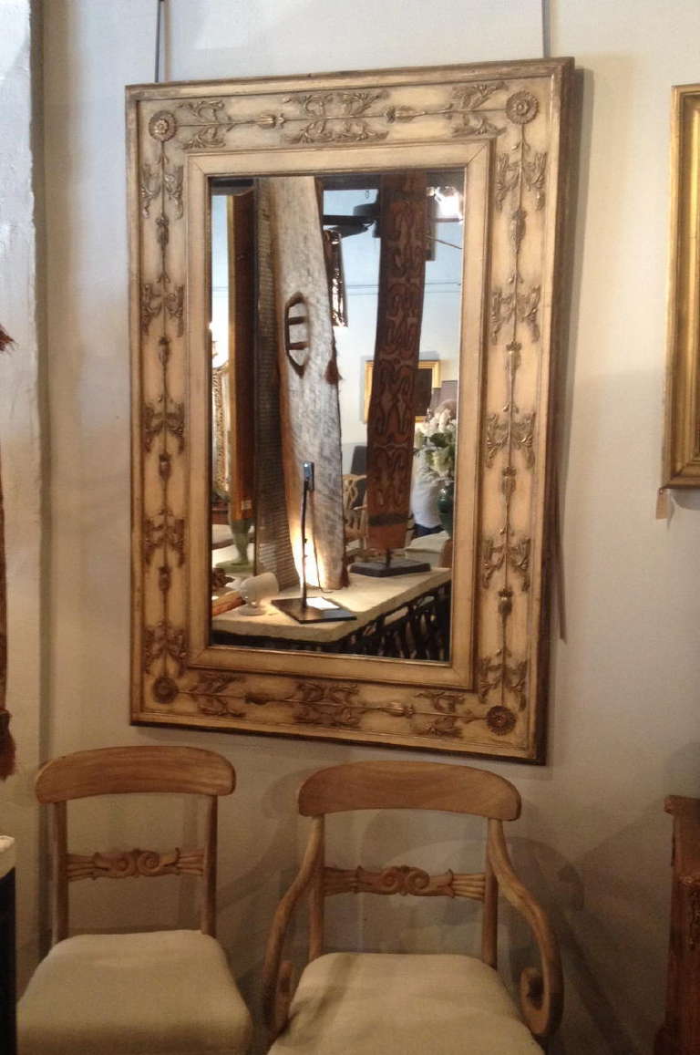 20th Century Large Pair Of Neoclassical Style Mirrors