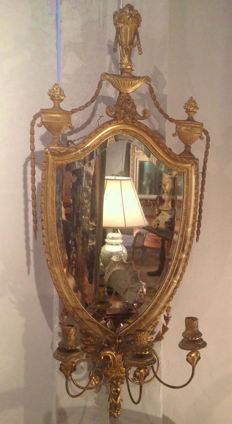 American Adams Style Girondole Mirror