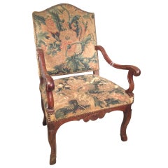 Large Early 18th Century French Armchair Large Early 18th Century French Armchair