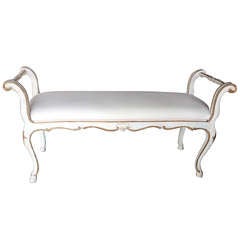 Italian Painted Window Seat
