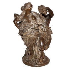 Antique 19th Century French Terra Cotta Sculpture