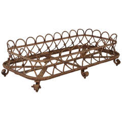 Large 19th Century French Iron Planter