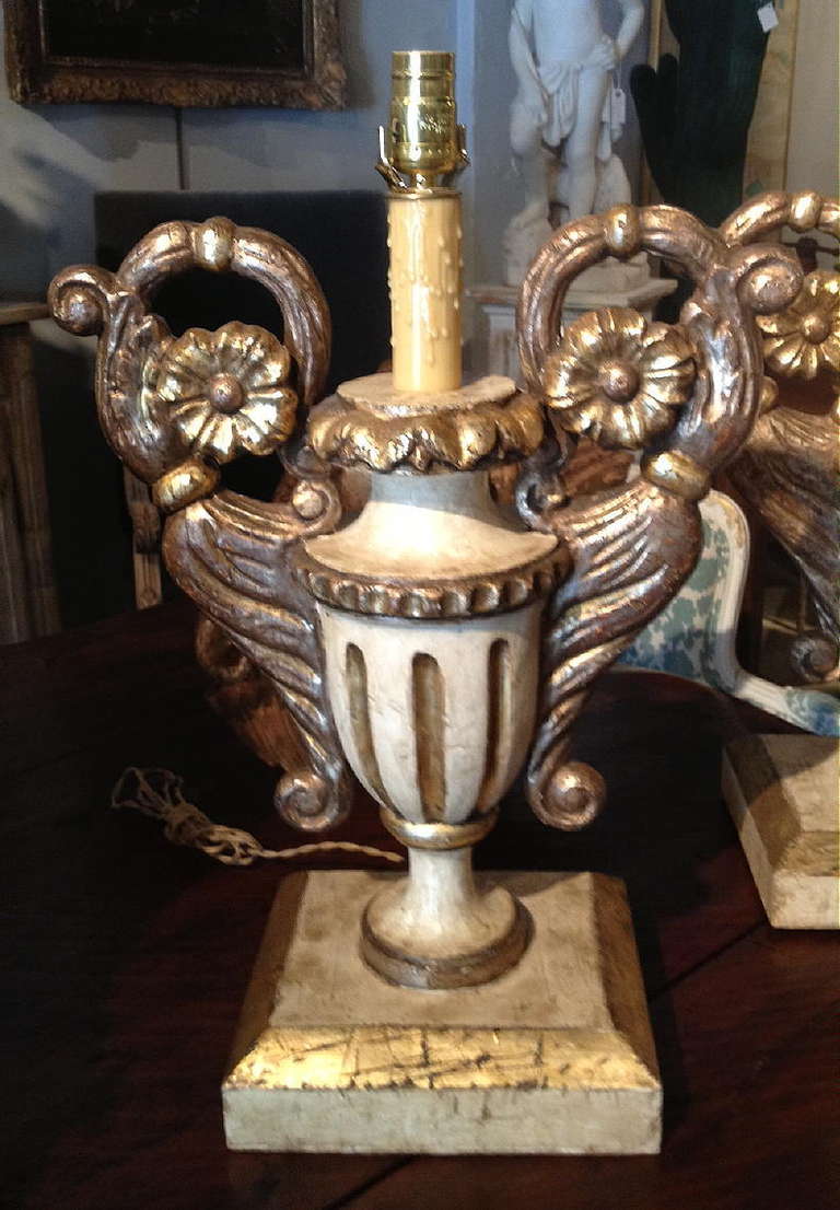 Rococo Pair of Italian Lamps