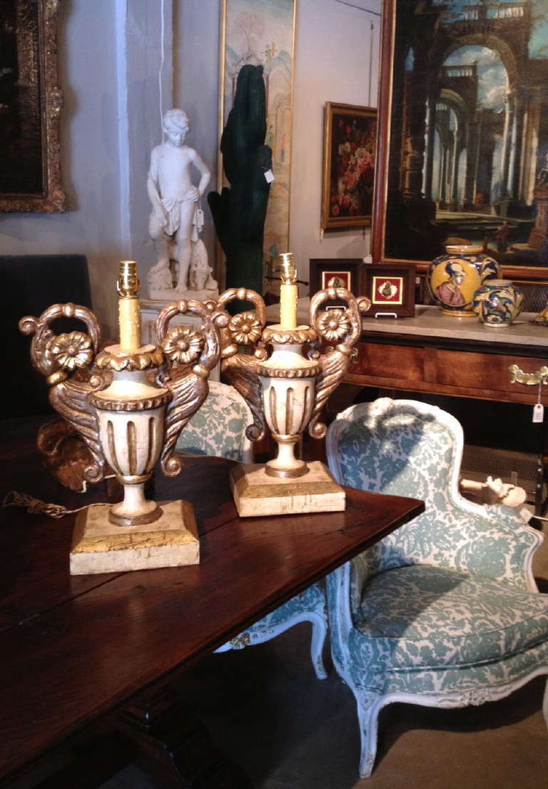 Pair of Italian Lamps In Excellent Condition In West Palm Beach, FL