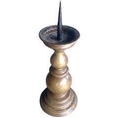 17th Century Italian Bronze Candlestick