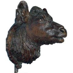 Black Forest Bison Carving