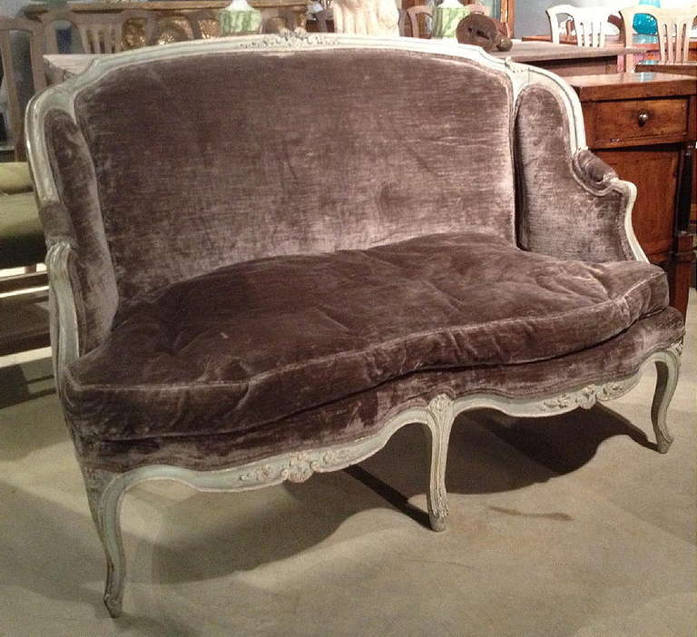 French Louis XV Style Settee For Sale