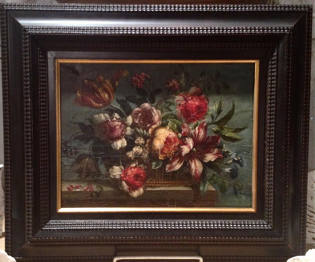 Oil On Board Still Life Painting For Sale