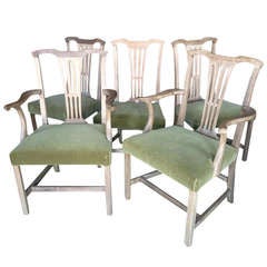 Set Of 8 Chippendale Chairs