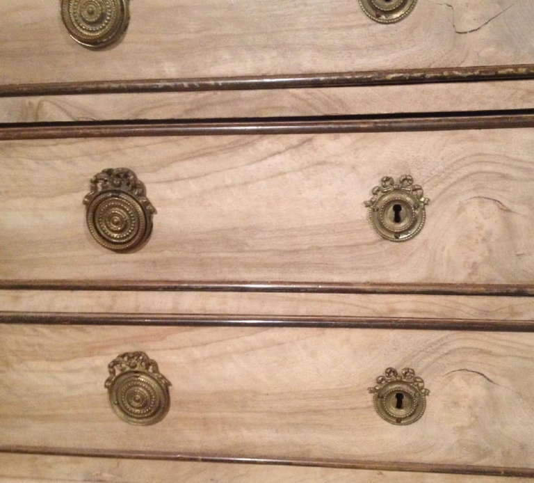19th Century French Style Marble Top Chest 1