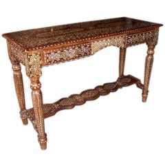 BONE INLAID TABLE