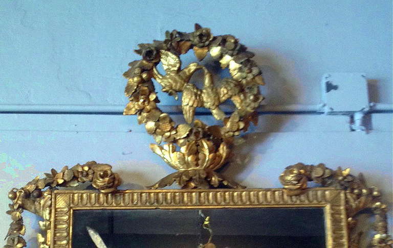 Late 18th Century Italian Neoclassic Mirror For Sale 1