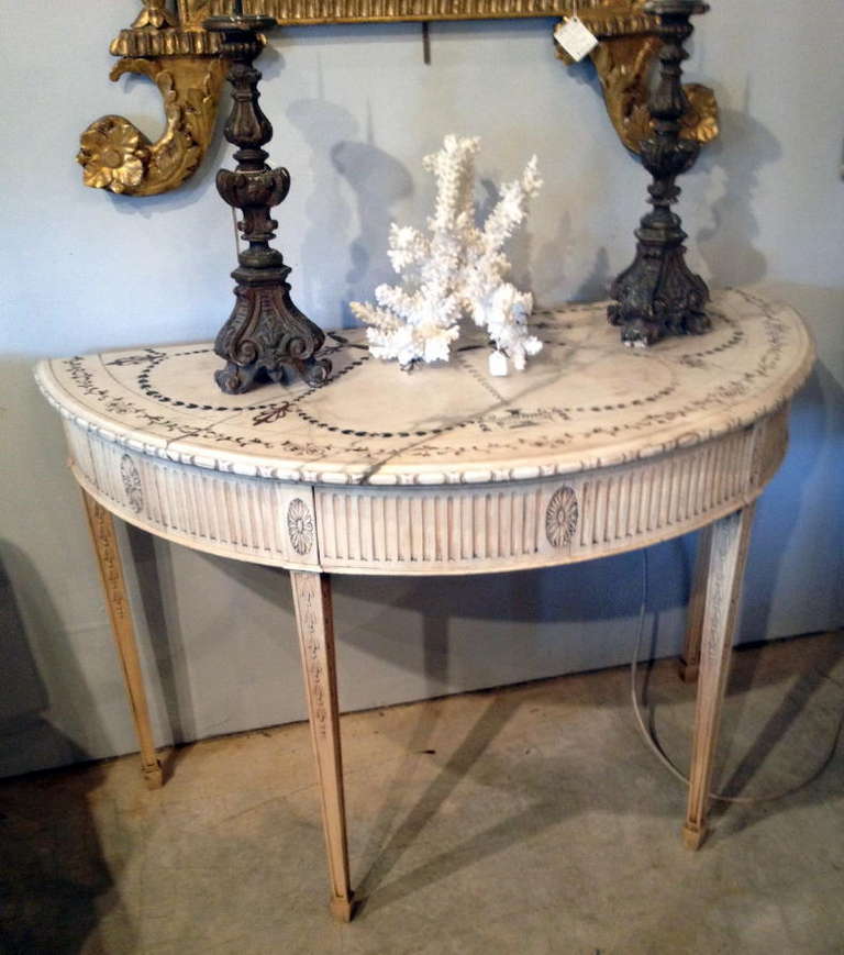 Early 19th Century English Console Table In Excellent Condition For Sale In West Palm Beach, FL