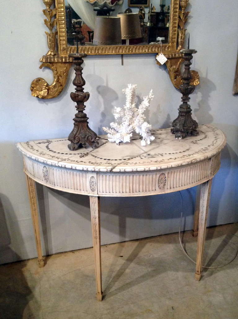 Early 19th Century English Console Table For Sale 4