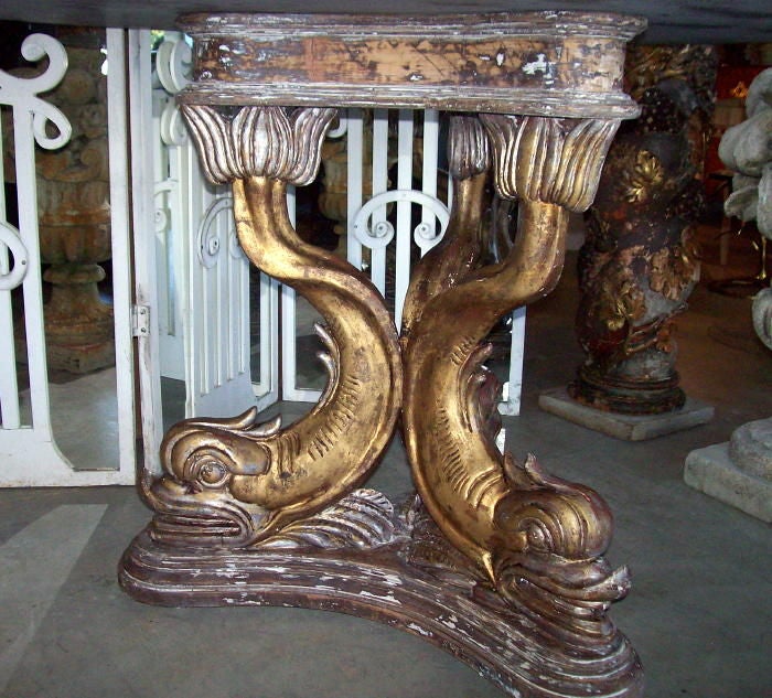 ONYX TOP DOLPHIN BASE TABLE