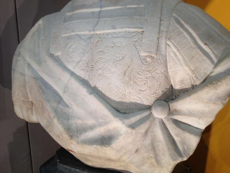 18th Century Italian Cararra Marble Bust 1