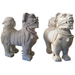 Pair Of Large Foo Dogs