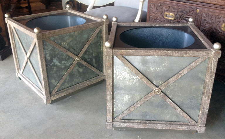 Pair Of Neoclassic Style Planters