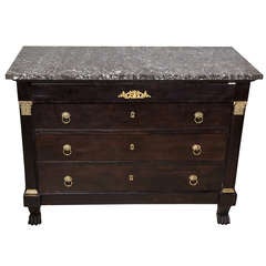 French Empire Ebonized Chest