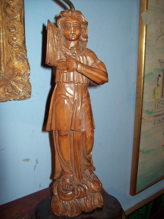 Pair Of 18th Century Figural Lamps