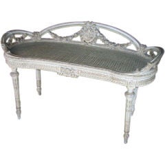 Louis Xvi Style Bench Antique Louis Xvi Style Bench