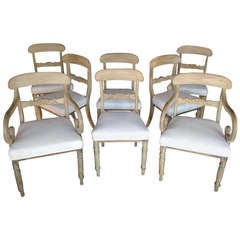 Set of 8 Period Regency Dining Chairs