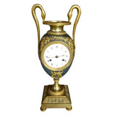 Bronze French Empire Clock
