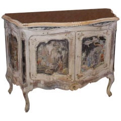 Antique Chinoiserie Buffet Or Server