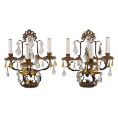 Pair Of Iron Table Lamps