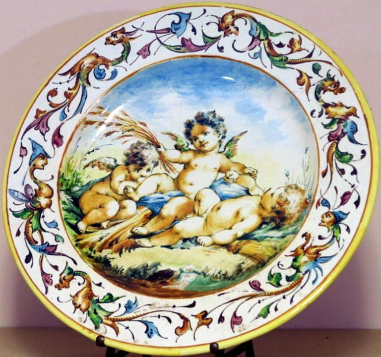 Italian Mjjolica Charger