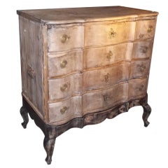 Antique 18TH CENTURY CHEST ON STAND