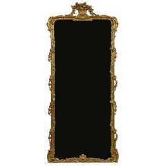 Large Chippendale Style Mirror