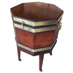 Georgian Mahogany Wine Cooler.