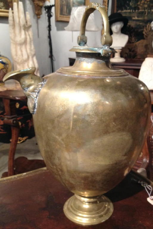 European Large 17th Century Brass Jug