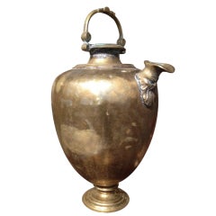 Large 17th Century Brass Jug
