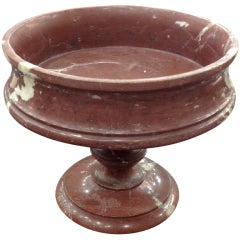 Rouge Marble Centerpiece