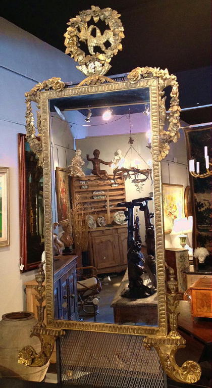 Late 18th Century Italian Neoclassic Mirror