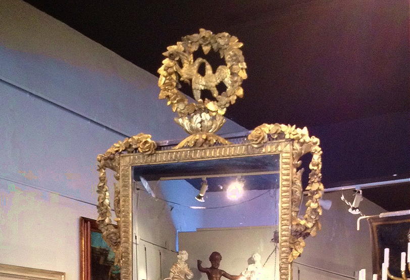 Neoclassical Late 18th Century Italian Neoclassic Mirror For Sale