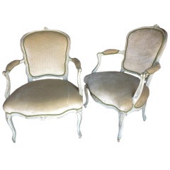 Pair Louis XV Fauteuils