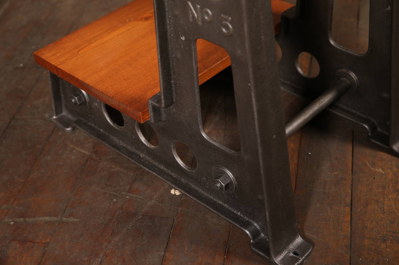 Flat Screen TV Stand Vintage Industrial Cast Iron Media Screen Display Table at 1stDibs iron