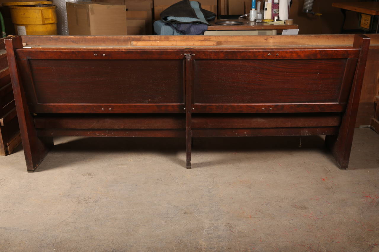 American Vintage Masonic Temple Bench