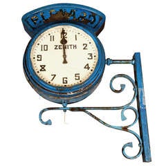 Vintage Industrial, Illuminating Zenith Wall Clock "Bernard"