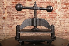 Vintage Industrial, Cast Iron, Mini Press