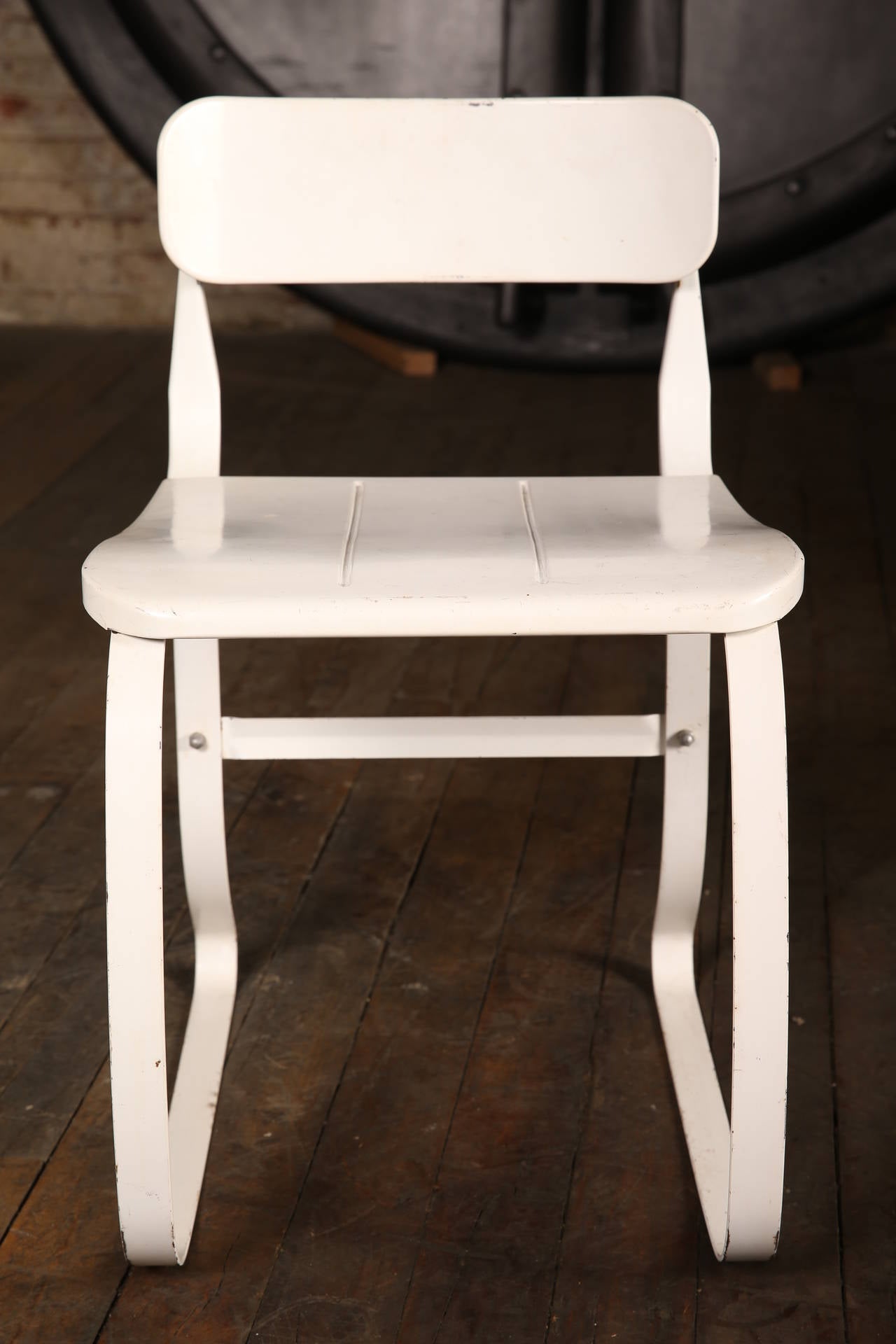 mid century metal chair