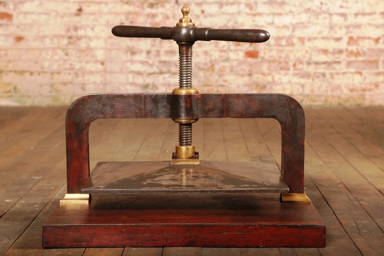 Vintage Industrial, Large Press at 1stdibs