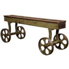 Vintage Industrial, Buss Machine Works Table/Cart